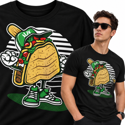 KOSZULKA ANIMOWANA TACO